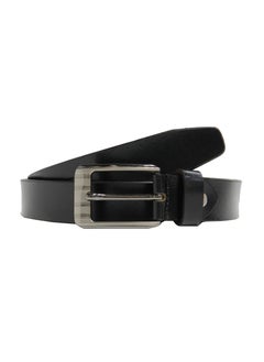 LAVERI LEATHER GENUINE LEATHER 30 MM FROMAL BELT FOR UNISEX IN BLACK  - Image 1