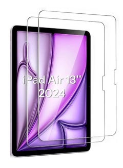 NAFO 2 Pack Screen Protector Compatible with iPad Air 13 inch 2024 M2 (6th Generation), Tempered Glass-Apple Pencil Pro & Case Compatible, Anti-Scratches, High Definition Glass Film for iPad Air 6 13"  - Image 1