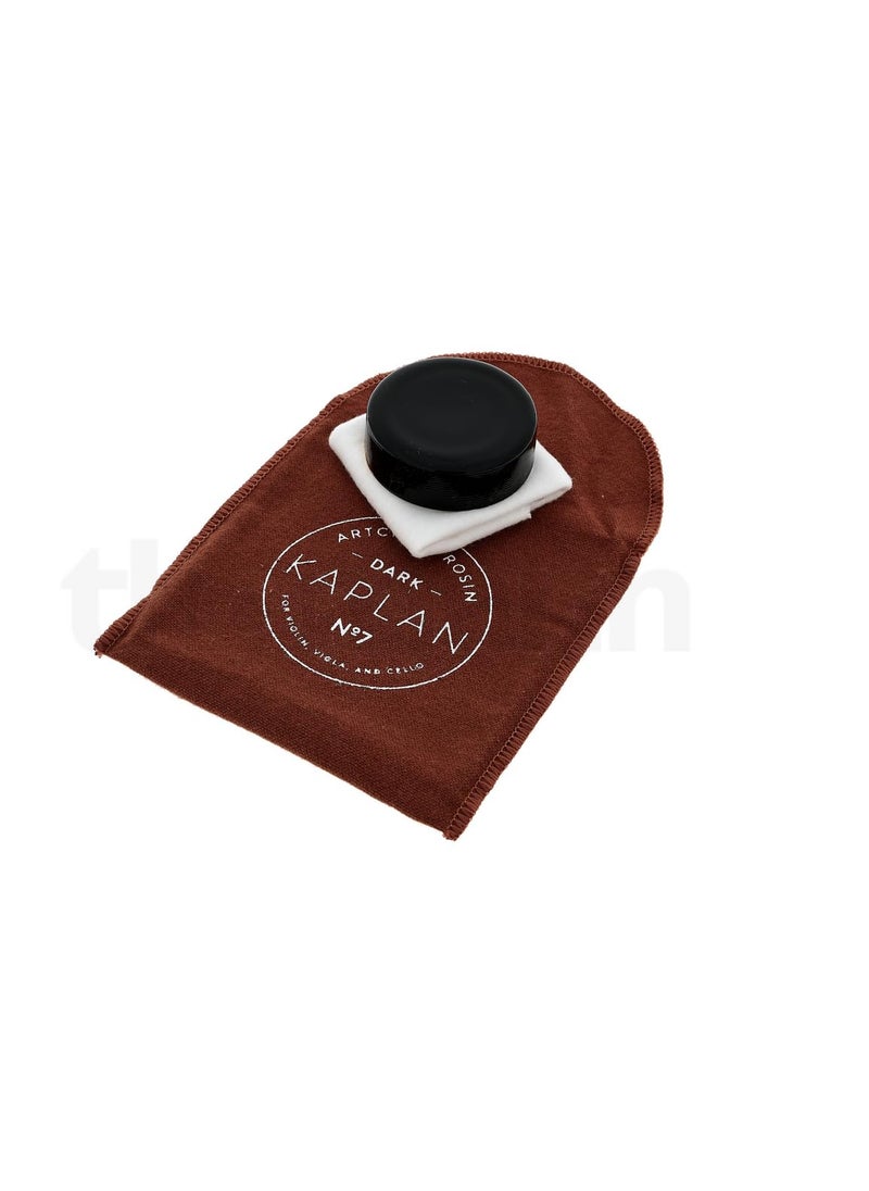 D'Addario D'Addario Kaplan Violin Rosin - Artcraft Rosin for Violin, Cello, Bass, Viola Bows - Dark, No. 7  - Image 2