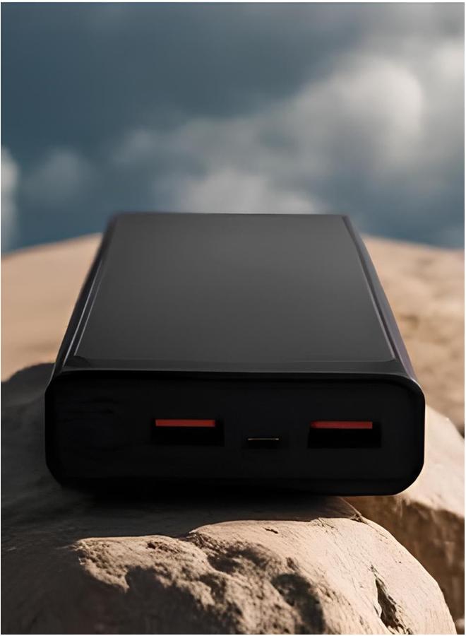 بروماس بطارية شحن بسعة 20000 مللي أمبير مع كابل شحن و3 منافذ إخراج - معتمدة من قبل شركات الطيران للصعود إلى الطائرة - Image 2