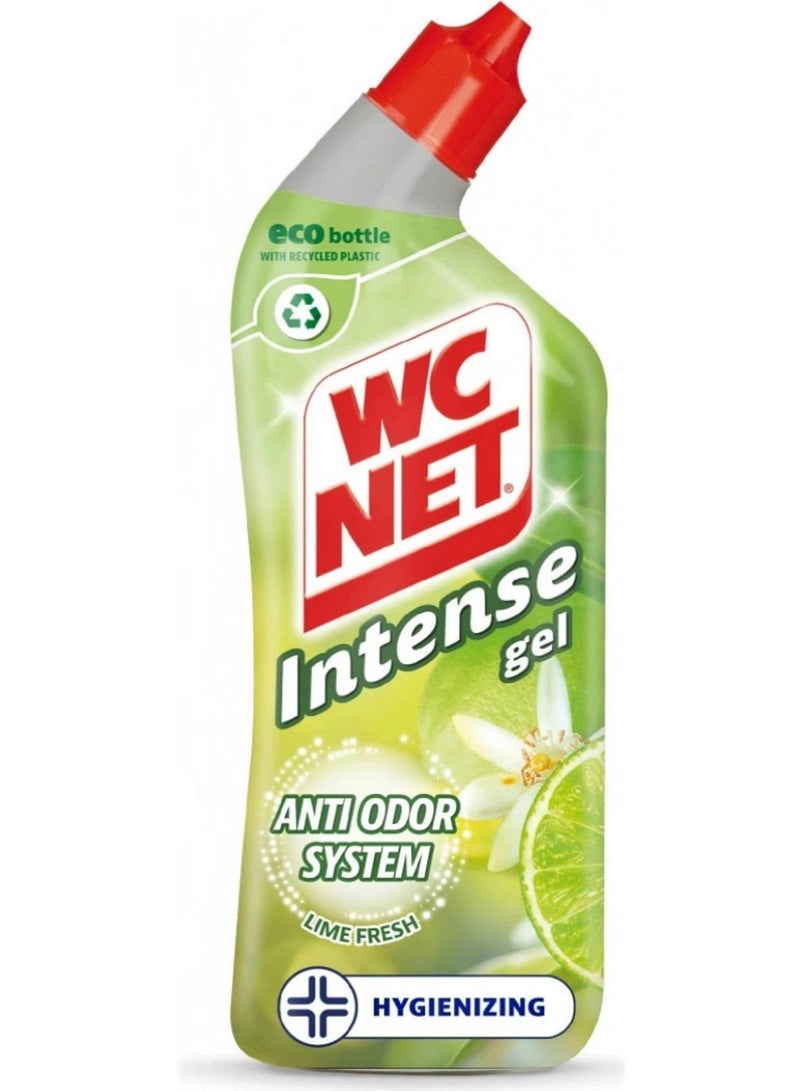 Wc Net Intense Gel Toilet Cleaner Lime Fresh 750 ML