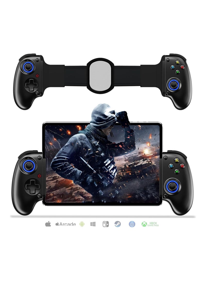 متوفر لأجهزة iPhone 16/15/14، iPad، أجهزة Android، أجهزة كمبيوتر، Switch، PS3/PS4، مساند الألعاب بزر السباق، مشغل لعبة التحكم السحابي لموقع البث ل PS4/Xbox/PC - Image 1