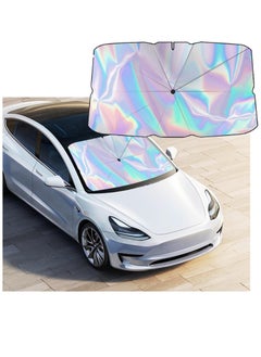Excefore Car Wind Sun Shade Umbrella, Car Shade Front Windshield Cover Sun Visor, Foldable Automotive Windshield Sunshades, Protect Car from Sun Rays & Heat Damage, Keep Cool and Protect Interior  - Image 1