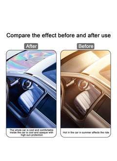 Excefore Car Wind Sun Shade Umbrella, Car Shade Front Windshield Cover Sun Visor, Foldable Automotive Windshield Sunshades, Protect Car from Sun Rays & Heat Damage, Keep Cool and Protect Interior  - Image 3