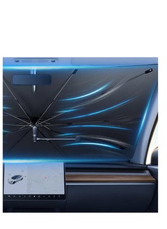 Excefore Car Wind Sun Shade Umbrella, Car Shade Front Windshield Cover Sun Visor, Foldable Automotive Windshield Sunshades, Protect Car from Sun Rays & Heat Damage, Keep Cool and Protect Interior  - Image 4