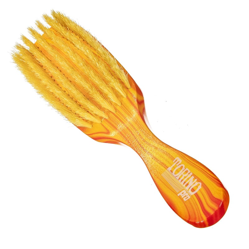 TORINO PRO WAVE BRUSHES BY BRUSH KING Torino Pro Wave Brush 87897 Row Soft bristles 100 Pure Boar Bristles  Great Workhorse for laying down your 360 Waves