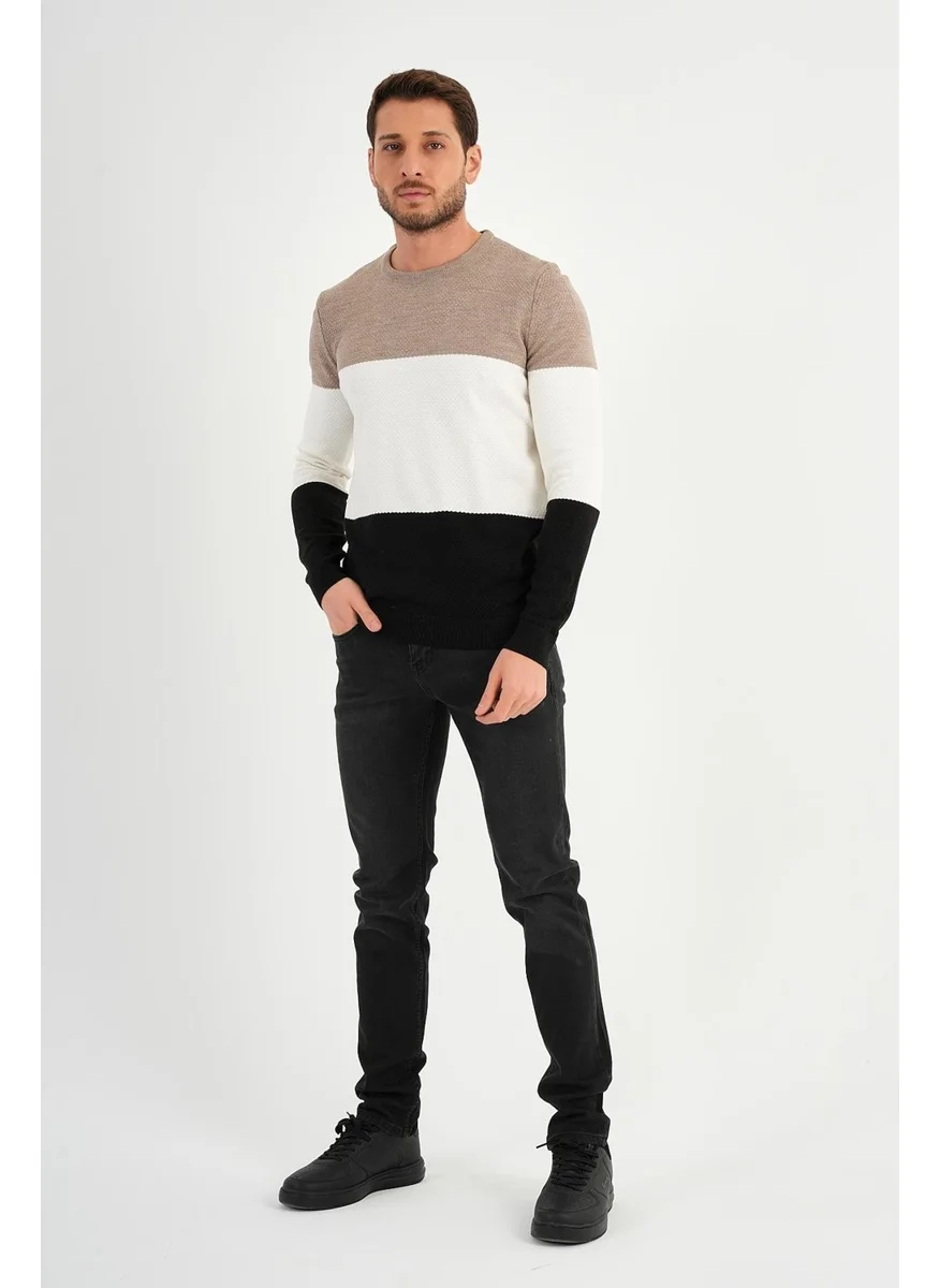 Alexander Gardi Alexandergardi Color Block Crew Neck