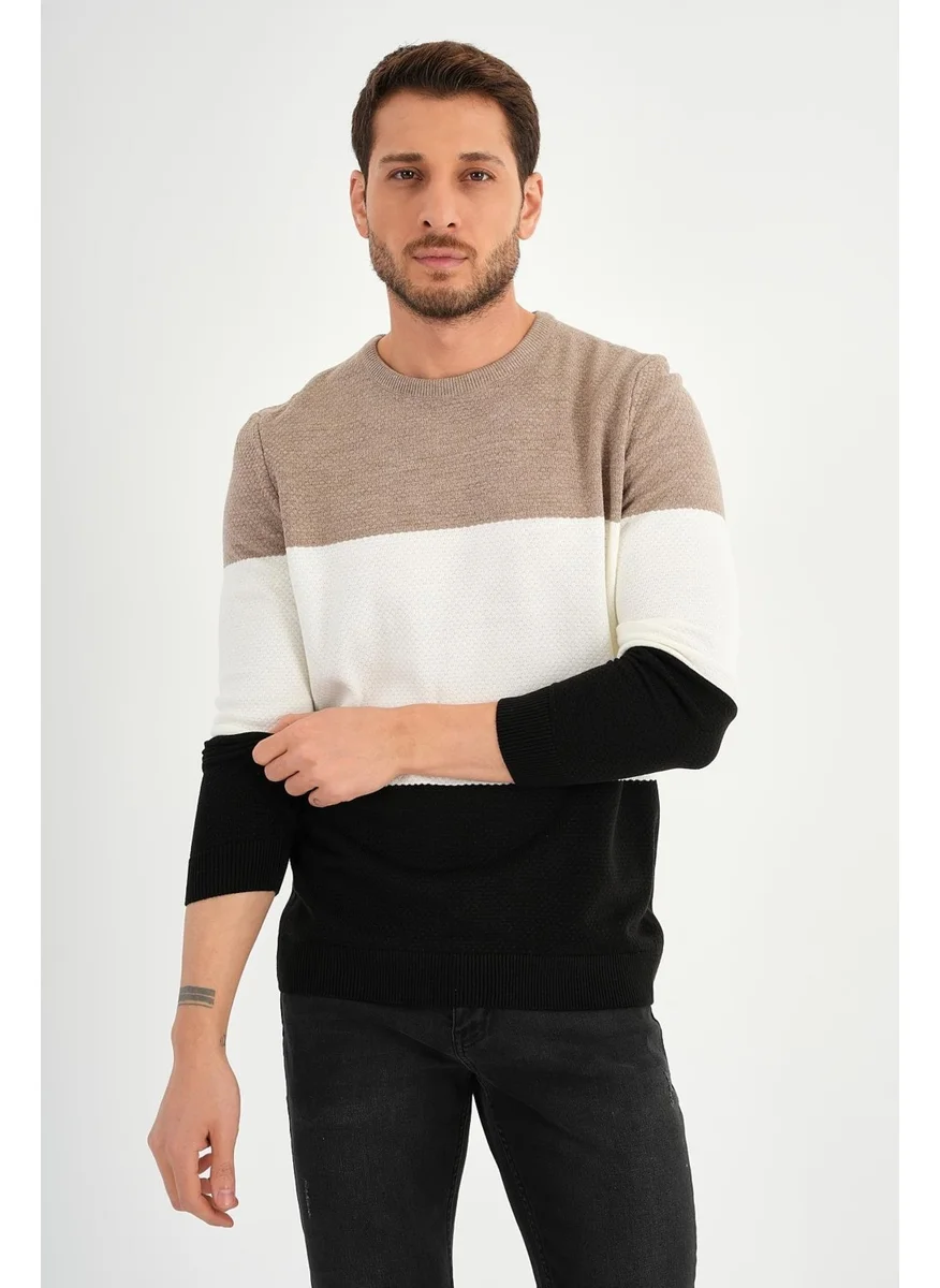 Alexander Gardi Alexandergardi Color Block Crew Neck