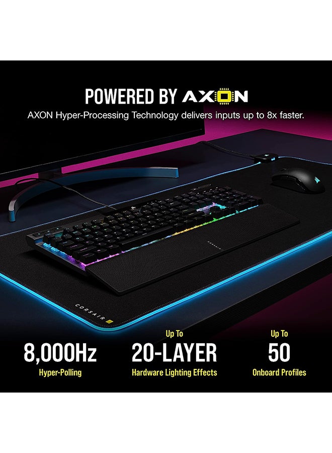 CORSAIR K70 PRO RGB Optical-Mechanical Gaming Keyboard with PBT DOUBLE SHOT PRO Keycaps Black - Image 5