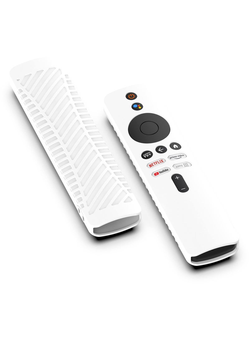 Excefore Silicone Case for for Xiaomi Mi Box 4K TV, Silicone Protective Case for Xiaomi Mi Box 4K TV (2nd Gen) Remote, 2nd Gen Stick Remote Control Anti Slip Silicone Protective Skin Cover with Lanyard (White)  - Image 5