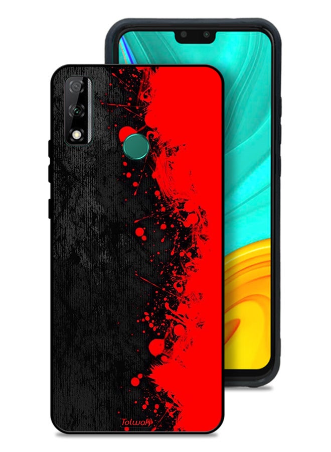 Tolwak Huawei Y8s Protective Case Cover Paint Abstract Pattern - Image 1