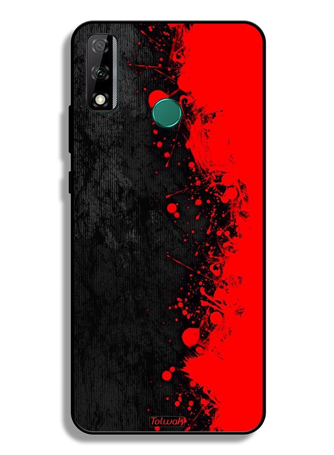 Tolwak Huawei Y8s Protective Case Cover Paint Abstract Pattern - Image 2