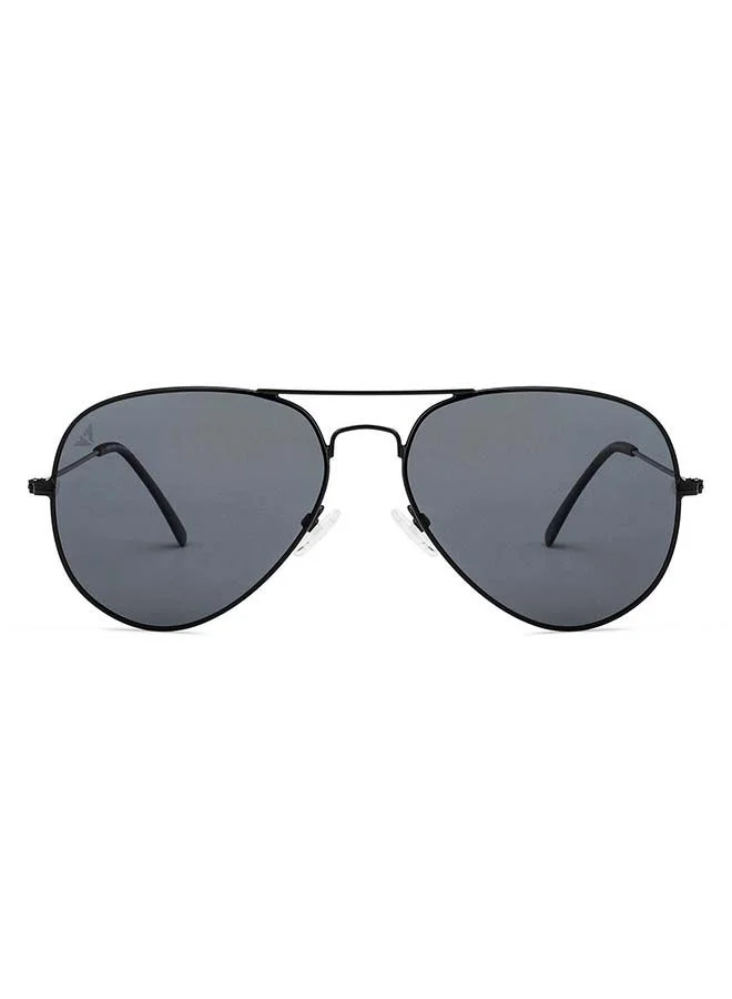 فينسينت تشيس Top Gun Full Rim Aviator Frame Polarized & UV Protected Sunglasses VC 5158/P - 58mm - Black