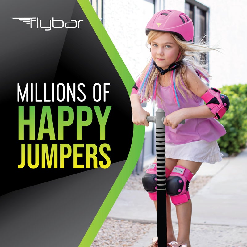 Flybar Maverick 2.0 Foam Pogo Stick for Kids Ages 5 and Up, 40 to 80 Pounds, Outdoor Kids Toys, Rubber Grip, by The Original Pogo Stick Company (Black Lightning) - Image 3