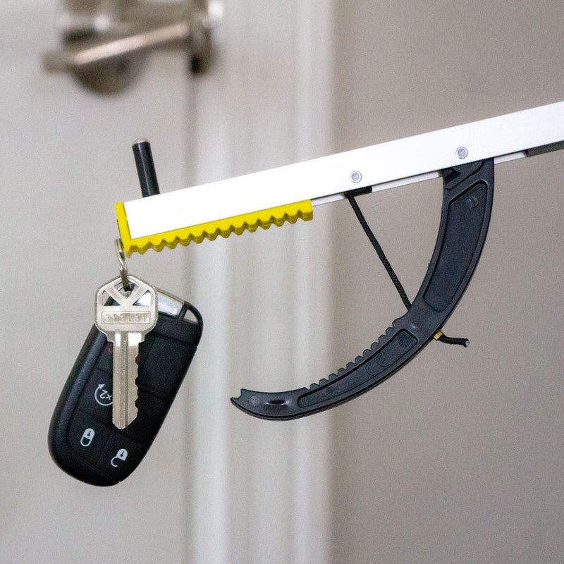 DMI Reacher Grabber Tool for Elderly, Disabled or After Surgery Recovery, Claw Grabber, Reaching Assist Tool, Trash Picker, Hand Gripper, Arm Extension, 32 Inches, Non Folding, Magnetic Claw - Image 3