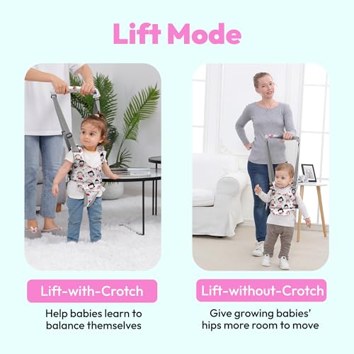 Watolt Baby Walking Harness - Handheld Kids Walker Helper - Toddler Infant Walker Harness Assistant Belt - Child Baby Walk Learning Help Support Assist Trainer Tool - for 7-24 Month Old - Image 4