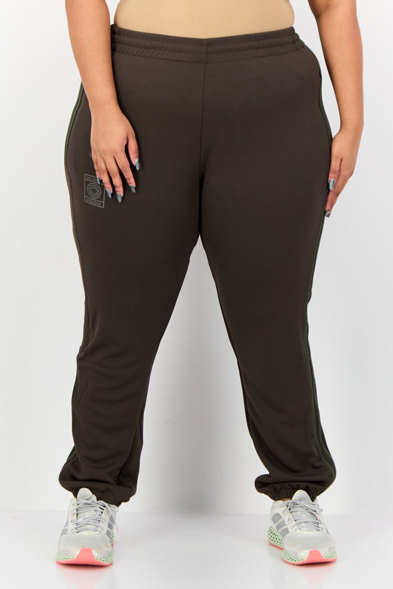 Adidas Women Sportswear Fit Training Calabasas Training Track Pants, Coffee Brown - Image 1