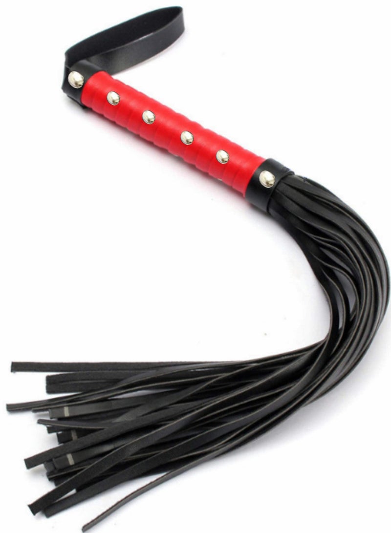 KASTWAVE Leather Horse Whip Leather Whip for Horses Whip for Play Faux Leather Whips PU Handle Outdoor Sports Horse Riding Whip Lightweight Gift Accessories Training Tool Portable Gift  - Image 3