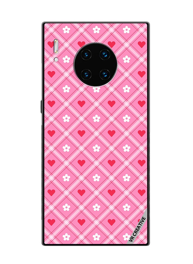 VR CREATIVE Protective Case Cover For Huawei Mate 30 Pro Cute Heart Love Daisy Flower Design Multicolour - Image 1