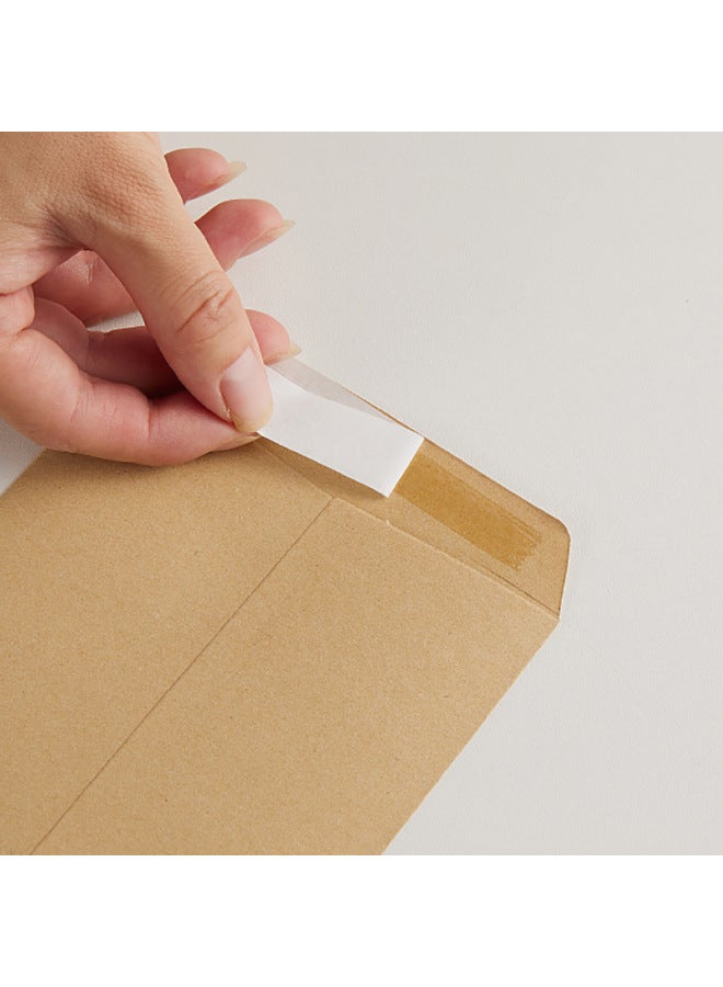 ASAHI Self-adhesive Sealing Double-sided Adhesive Paper Bag Printing Thickened Yellow Chinese Kraft Paper Envelope Paper Bag - Image 3