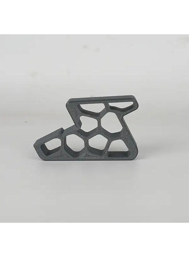 Heavy Duty Door Stopper With Track Lock Non Slip Gray Wedge For Home Office Hotel - Image 3