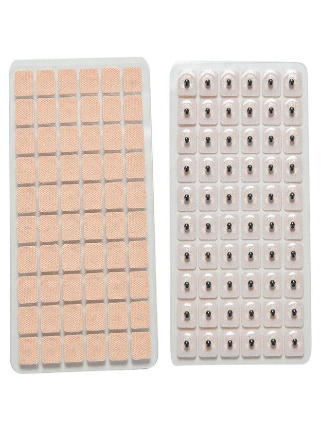 اسي بذور الوخز بالإبر للأذن، بذور فاكاريا، تدليك الأذن، لاصقات الأذن، ضغط الأذن، 600 قطعة/عبوة - Image 1