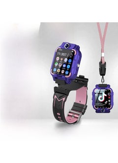 5G Smart Kids Watch with Video Call  GPS Waterproof 5g purple [rotating double Camera + Video Call + APP download + change payment] 128G distribution rope