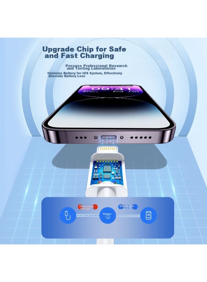 KOOLIFE Compatible With Apple Data Cable, 27w/20w Pd Fast Charging, Type-c Conversion Cable, Universal For Iphone 14/13/12/11/promax Charger Set - Image 3