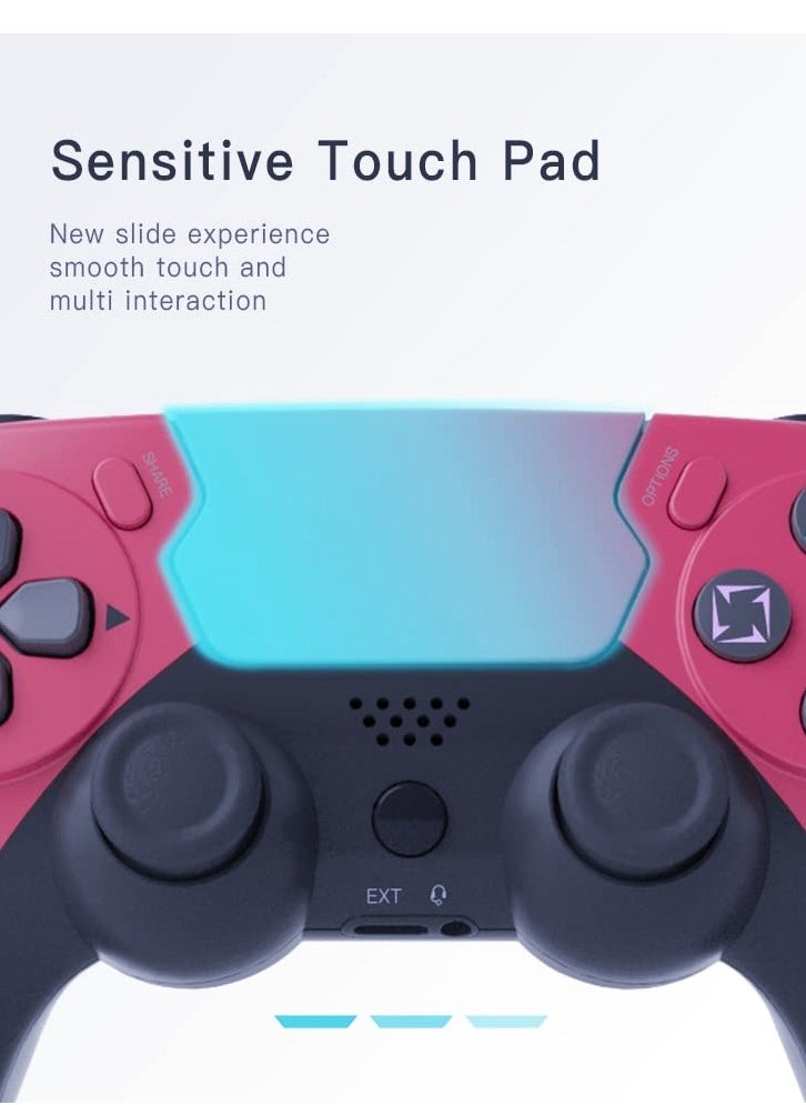 XICEN - Wireless Controller Joystick for PS4/PS4 Slim/PS4 Pro, Anti-slip Bluetooth Gamepad with Dual Vibration and LED for PlayStation 4 - Image 1