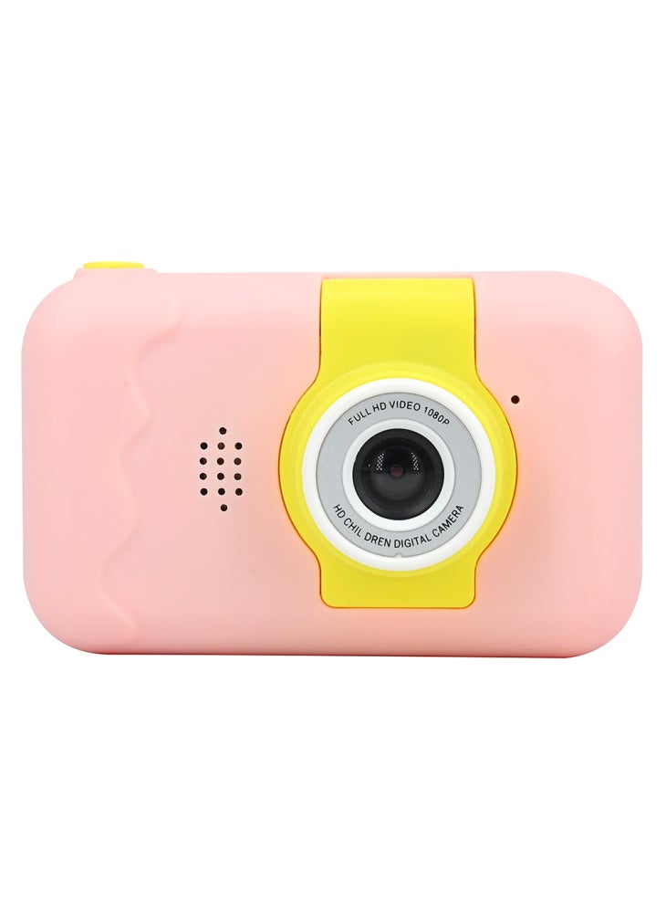 Generic KDC-0025 180 Degree Flip Lens 2.0 Inch Screen Mini Kids Camera Video Recorder,without Silicone Case - Pink - Image 1
