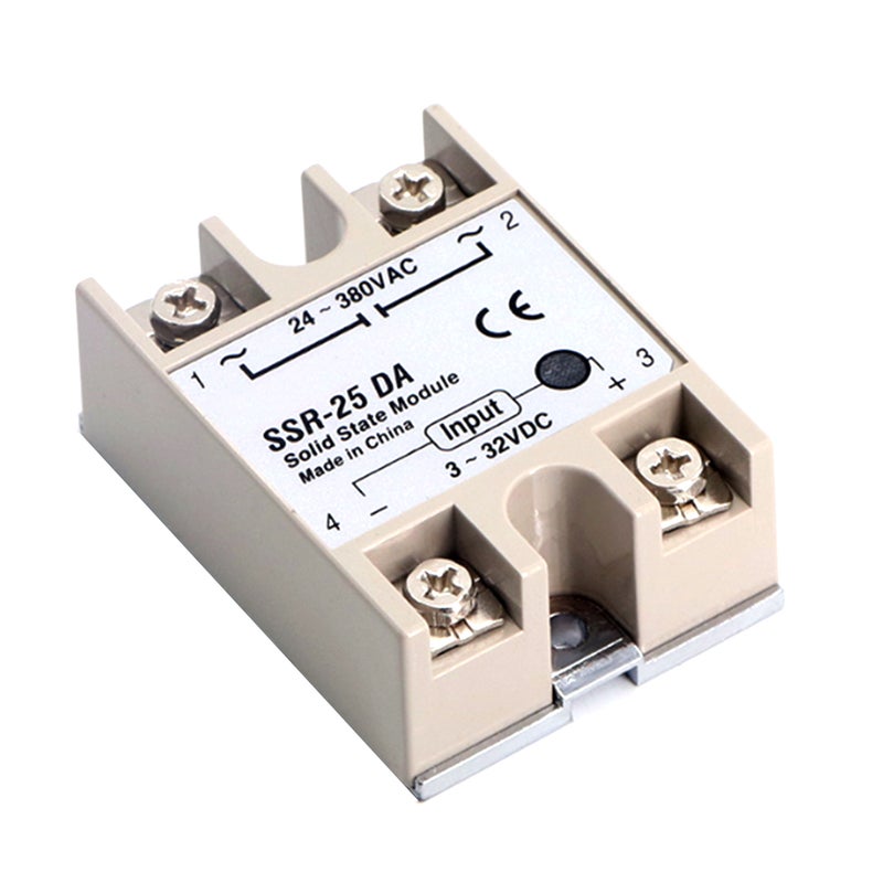 مجموعة من 3 قطع: جهاز تحكم درجة الحرارة الذكي REX-C100FK02-V*DN مع خرج SSR + SSR-25 DA + كابل M6 بطول 1 متر - Image 4