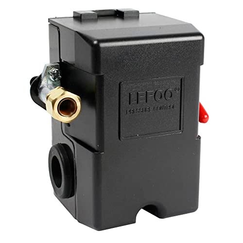 Lefoo Pressure Switch Control Air Compressor 140-175 Single Port Heavy Duty 26 Amp LF10A-1H-1-NPT1/4-140-175 - Image 1