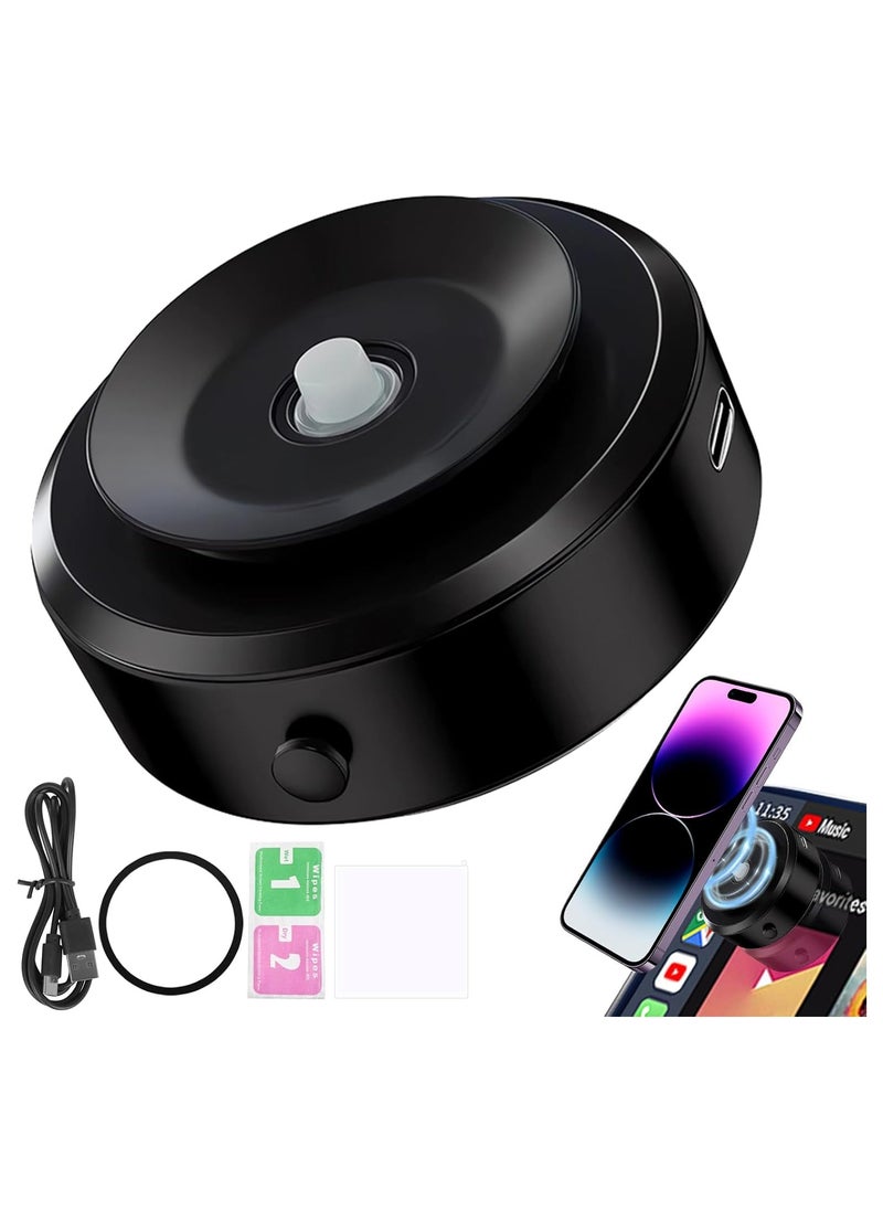 Toy Box - Magnetic Car Suction Cup Holder, Vacuum Glass Mirror Adsorption car Phone Mount,Universal 360° Rotating Strong Adsorption Mobile Phone Holder for All Cell Phones (Black) - Image 1