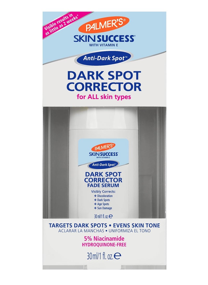 PALMER'S - Palmer's Skin Success Fade Serum for Correction of Dark Spots, Age Spots, Discoloration & Sun Damage, All Skin Types - 30ml - Image 1