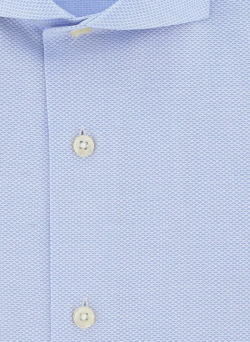 Sacoor Brothers Double Twisted Yarn Slim Fit Shirt
