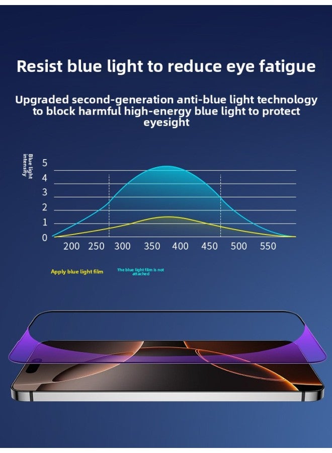 Applicable To Iphone16 Game Tempered Film 15Pro Max Apple 13/14Pro 12/11 Full Screen X Cover-Colour:〖borderless Hd√2-piece Package〗e-sports Level Ultra-clear Comes With A Film Applicator-Size:iPhone 16 Pro Max