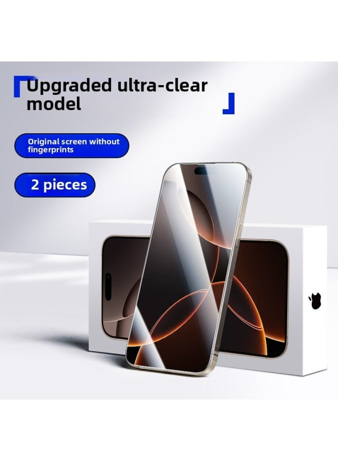 Applicable To Iphone16 Game Tempered Film 15Pro Max Apple 13/14Pro 12/11 Full Screen X Cover-Colour:〖borderless Hd√2-piece Package〗e-sports Level Ultra-clear Comes With A Film Applicator-Size:iPhone 16 Pro Max