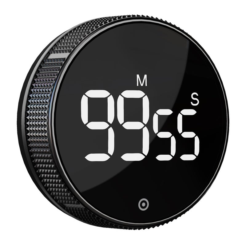 Blue Snail BlueSnail Kitchen Timer with LED Digital Display Smart Efficana for Home Classroom Gym Office, Volume and Brightness Adjustable Productivity Timer - Image 1