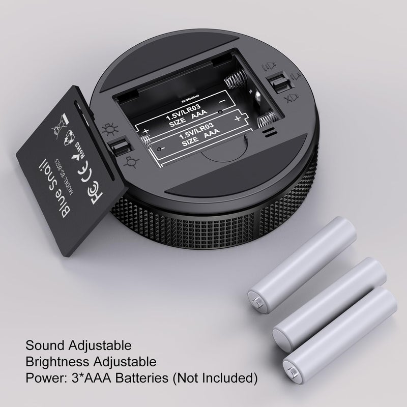 Blue Snail BlueSnail Kitchen Timer with LED Digital Display Smart Efficana for Home Classroom Gym Office, Volume and Brightness Adjustable Productivity Timer - Image 3