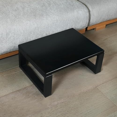 Craftsline Solid Hardwood Step Stool for Toddler/Kids/Adult - Portable for Bedroom Bathroom (Full Black) - Image 3