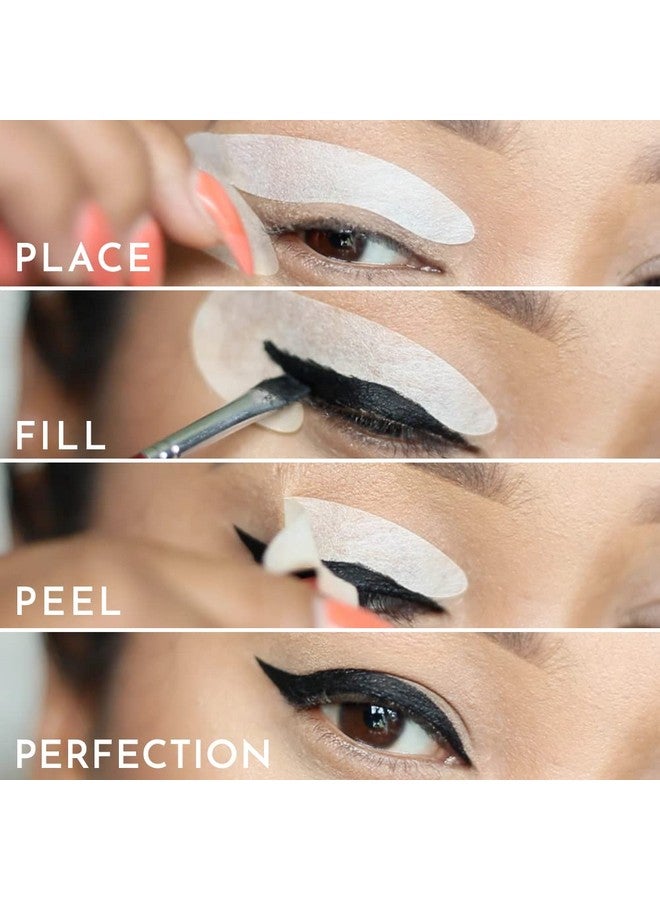 Beth Bender Beauty Eyeliner Stencils ; Cat Eyeliner Stencil & Winged Eyeliner Tool ; Made In Usa & Created By Celebrity Makeup Artist ; Reusable And Flexible Eyeliner Tape & Eyeshadow Tape ; 24 Stencils - Image 5