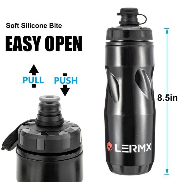 LX LERMX Bike Water Bottle Cages, LERMX Basic Mountain Bicycle Accessories Lightweight Universal Bicycle Water Bottle Holder with Water Bottle Cages for Outdoor Cycling - Image 2