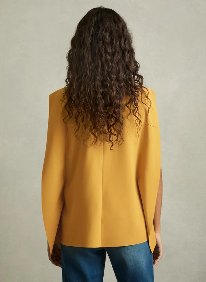 REISS Drape Neck Shell Top