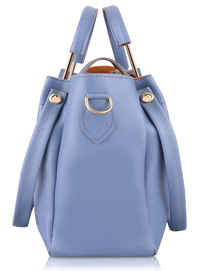 LIKE STYLE Hand Bags For Women & Girls With Pack Of 2 (Blue) - Image 4