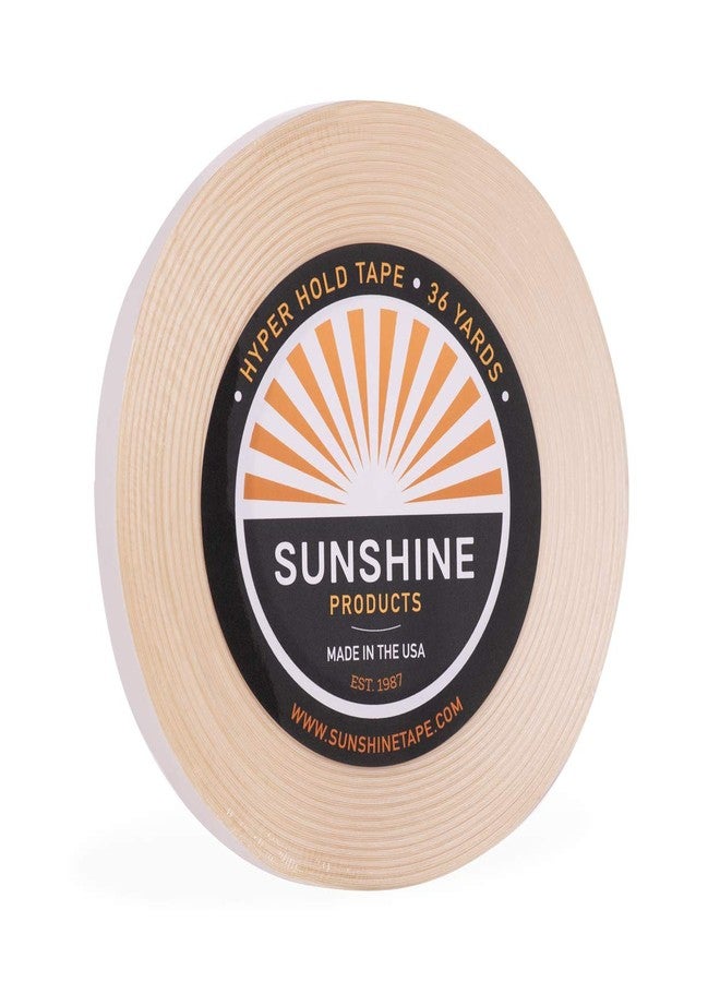 SUN SHINE Sunshine Maximum Wear Hair System Tape Roll - Hyper Hold Wig Tape - Hypoallergenic No Shine Adhesive Tape - 2-4 Week Hold - 1/2" x 36 yds - Image 1
