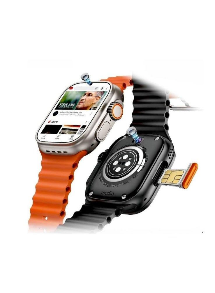 Modio ST10 Smart Watch Android Smartwatch with SIM Card, Dual Camera, 4GB RAM 64GB Storage, 2.2-Inch Display, WiFi & GPS - Image 3