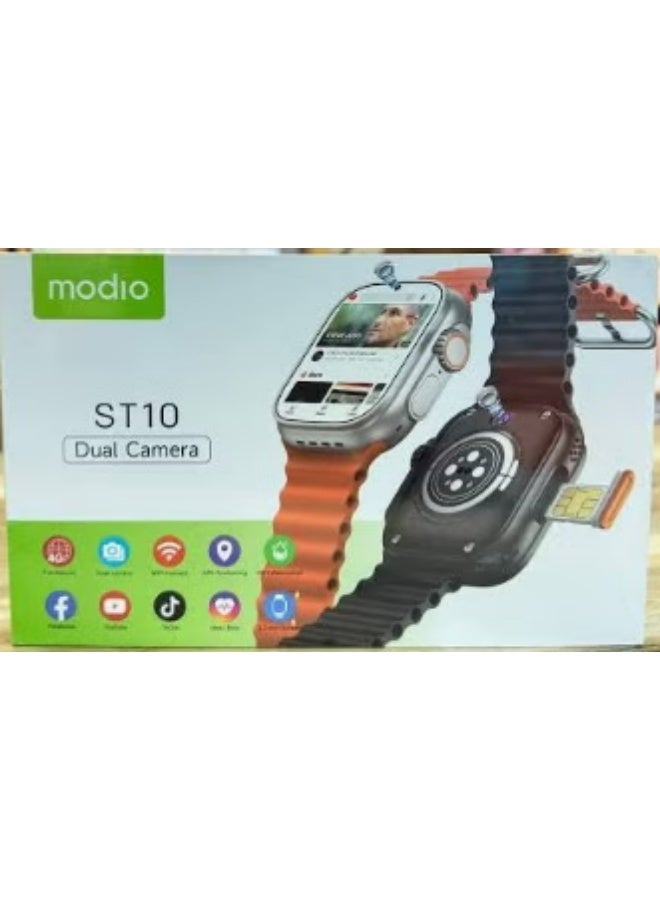 Modio ST10 Smart Watch Android Smartwatch with SIM Card, Dual Camera, 4GB RAM 64GB Storage, 2.2-Inch Display, WiFi & GPS - Image 2