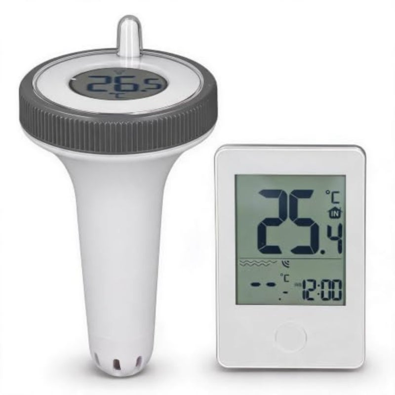 Dpofirs Wireless Digital Water Temperature Thermometer, Pool Thermometer, Floating Easy Read, IP67 Waterproof, LCD Display, for Swimming Pool SPA Hot Tub Fish - Image 1