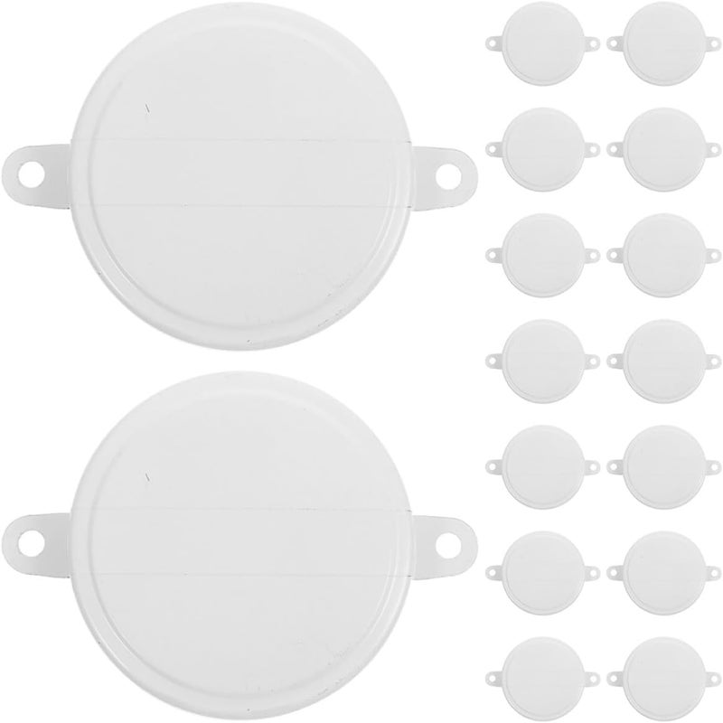 SHOWERORO 40pcs 200l Oil Drum Lids with Gaskets, Waterproof Metal Barrel Caps for Large Gallon Barrels, Airtight Sealing Covers for Industrial Oil Storage - Image 1