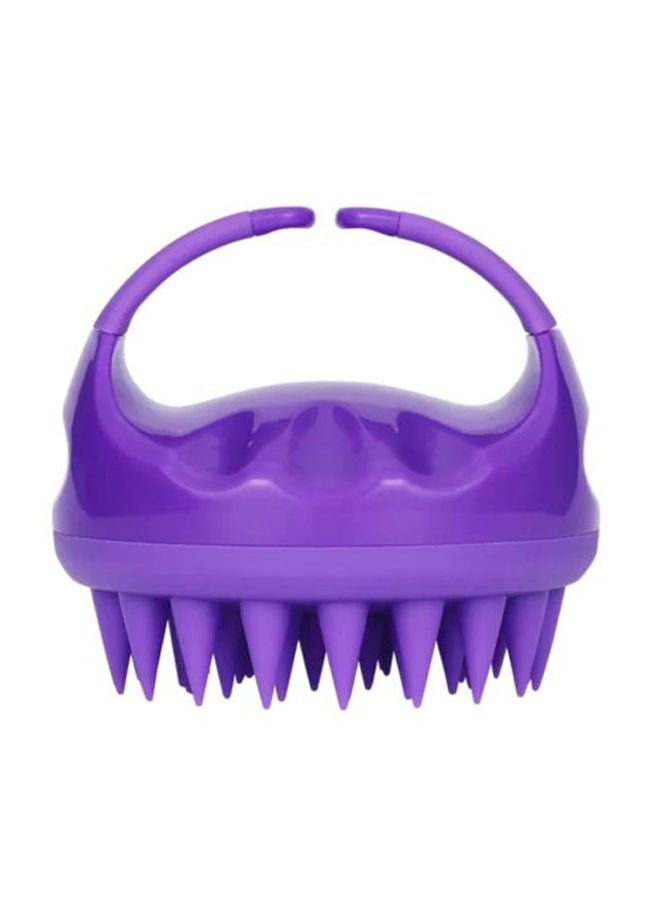 NIBEMINENT Scalp Massage Brush Purple 9cm - Image 1